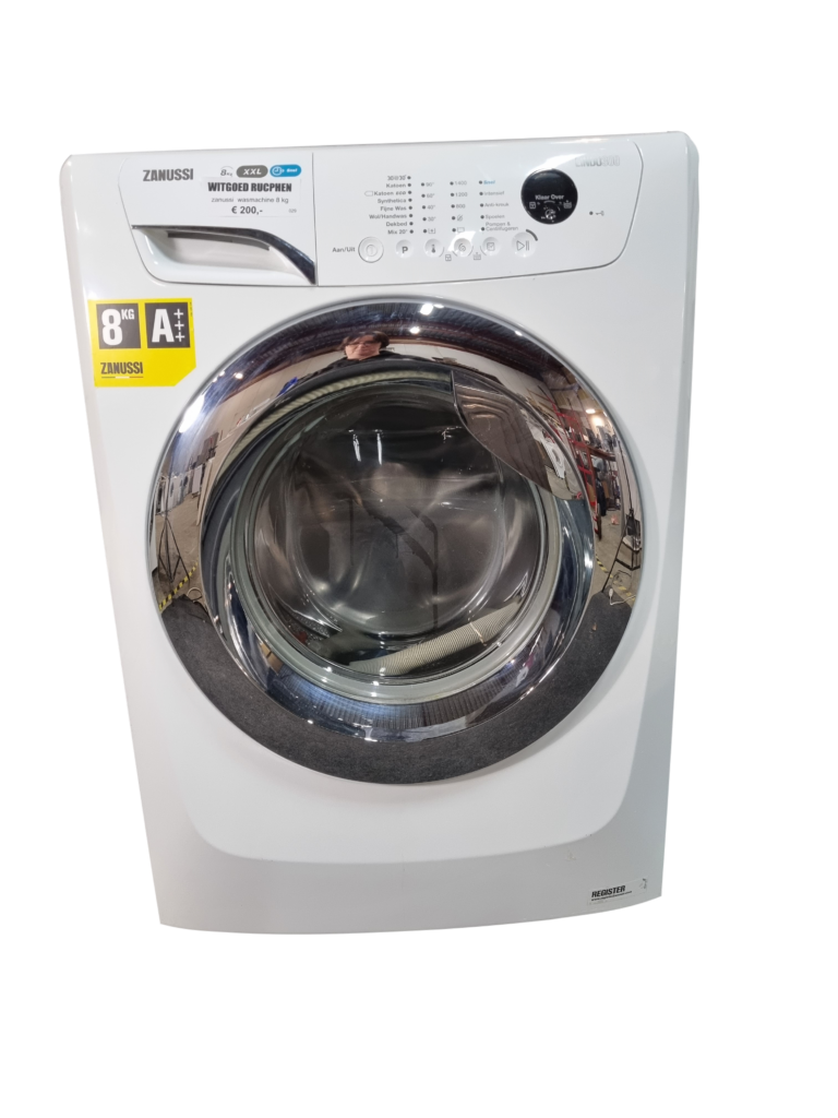 Zanussi Lindo 300 wasautomaat 8kg met tiptoets - Witgoed Rucphen