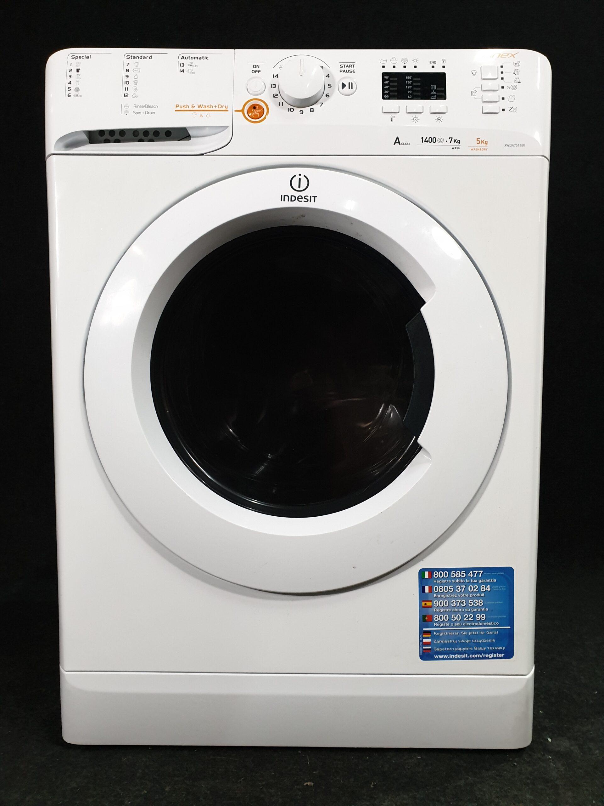 Indesit XWDA751480 was-droogcombinatie - Witgoed Rucphen